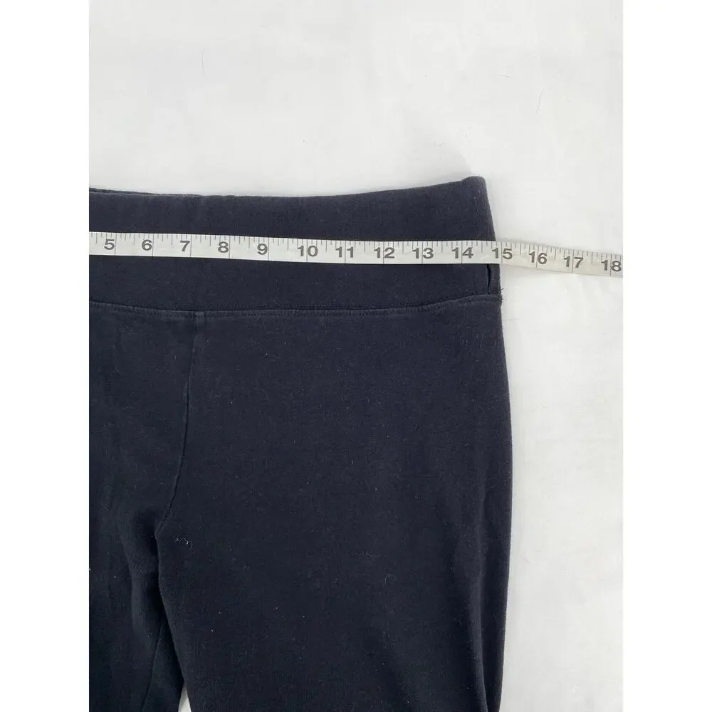 Justice Girls Black Basic Leggings XXL 16P-18P Petite Length 7/8 Ankle